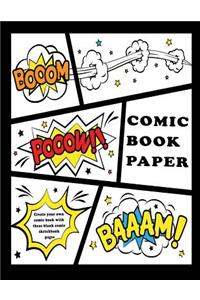 Comic Book Paper
