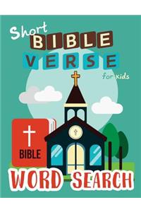Short Bible Verse Word Search for Kids