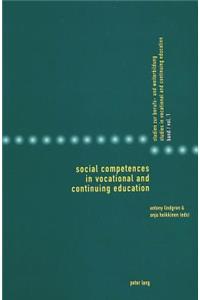 Social Competences in Vocational and Continuing Education