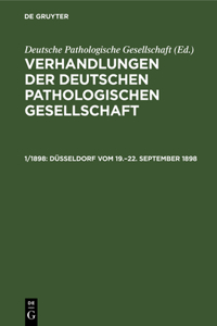 Düsseldorf Vom 19.-22. September 1898
