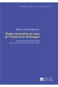 Étude Contrastive Du Slam En France Et En Allemagne
