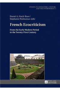 French Ecocriticism