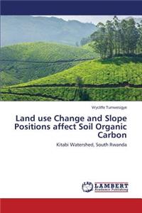 Land use Change and Slope Positions affect Soil Organic Carbon