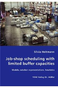 Job-shop scheduling with limited buffer capacities - Models, solution representations, heuristics