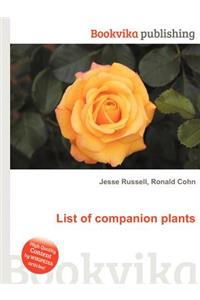 List of Companion Plants