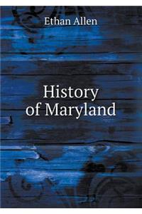 History of Maryland