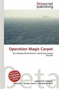 Operation Magic Carpet