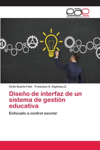 Diseño de interfaz de un sistema de gestión educativa