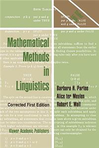 Mathematical Methods in Linguistics