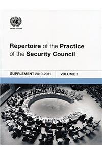Repertoire of the Practice of the Security Council: Supplement 2010-2011