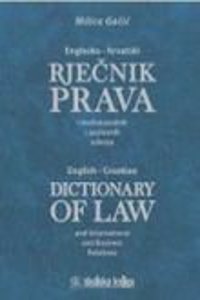 Croation Dict Of Law Int & Bus Relations