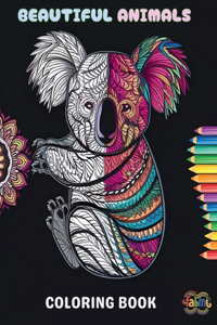 Beautiful Animals Coloring Book for Adults