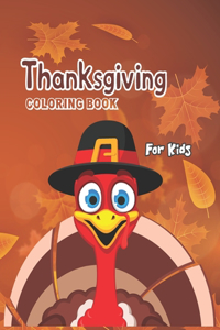 Thanksgiving Coloring Book For Kids