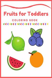 Fruits for Toddlers Coloring Book