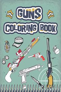 Guns coloring book