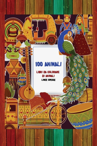 Libri da colorare di animali - Linee spesse - 100 Animali
