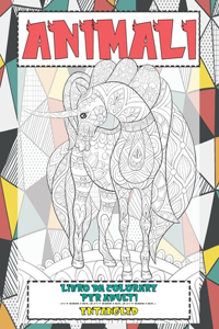 Libro da colorare per adulti - Entangled - Animali