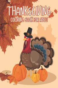 Thanksgiving Coloring Books for Adults