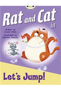 Bug Club Guided Fiction Reception Red C Rat and Cat in Let's Jump