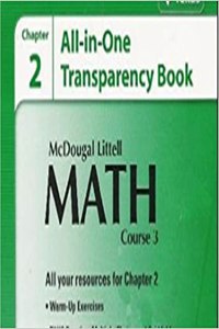 McDougal Littell Math Course 3: Transparency Book: Chapter 11 Course 3