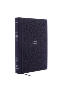 KJV Holy Bible, Giant Print Center-Column Reference Bible, Blue Cloth over Board, 53,000 Cross References,  Red Letter, Comfort Print: King James Version