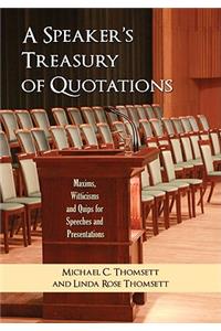 Speaker's Treasury of Quotations