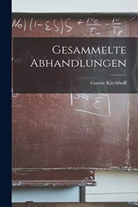 Gesammelte Abhandlungen