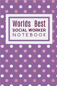 Worlds Best Social Worker Notebook
