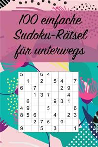 100 einfache Sudoku-Rätsel für unterwegs