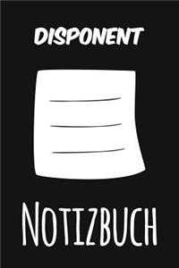 Disponent Notizbuch