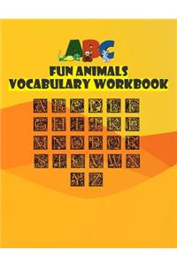 ABC Fun Animals Vocabulary Workbook