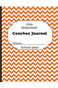 Kids Basketball Coaches Journal Dates