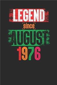 Legend Since August 1976