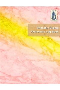 Philately Stamp Collectors Log Book