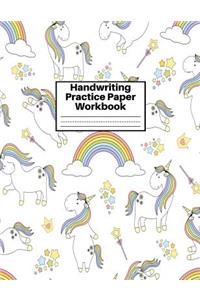 Handwriting Practice Paper Workbook