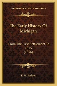 Early History Of Michigan