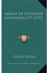 Abrege De L'Histoire Universelle V7 (1731)