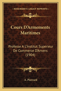Cours D'Armements Maritimes