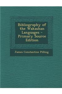 Bibliography of the Wakashan Languages