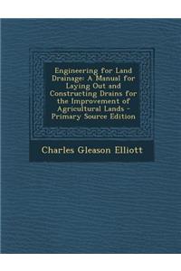Engineering for Land Drainage