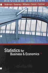 Bundle: Statistics for Business & Economics, Revised, Loose-Leaf Version, 13th + Mindtap Business Statistics with Xlstat, 1 Term (6 Months) Printed Access Card