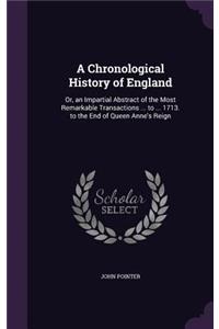 A Chronological History of England