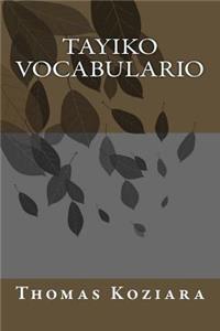Tayiko Vocabulario