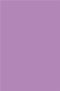 Journal African Violet Color Simple Plain African Violet
