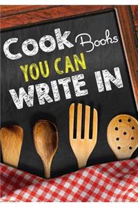 Cookbooks You Can Write in