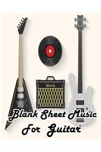 Blank Sheet Music For Guitar