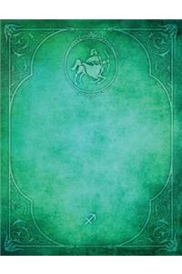 Monogram Sagittarius Blank Sketchbook