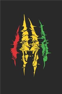 Jamaica Flag Notebook - Jamaican Journal Planner