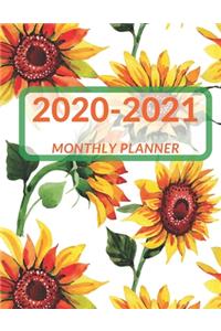 2020 - 2021 Monthly Planner