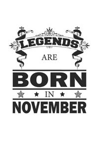 Legends Are Born In November